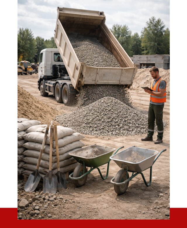 Доставка нерудных материалов в Ростове-на-Дону от 1251 руб. | ПРОНЕРУДРст