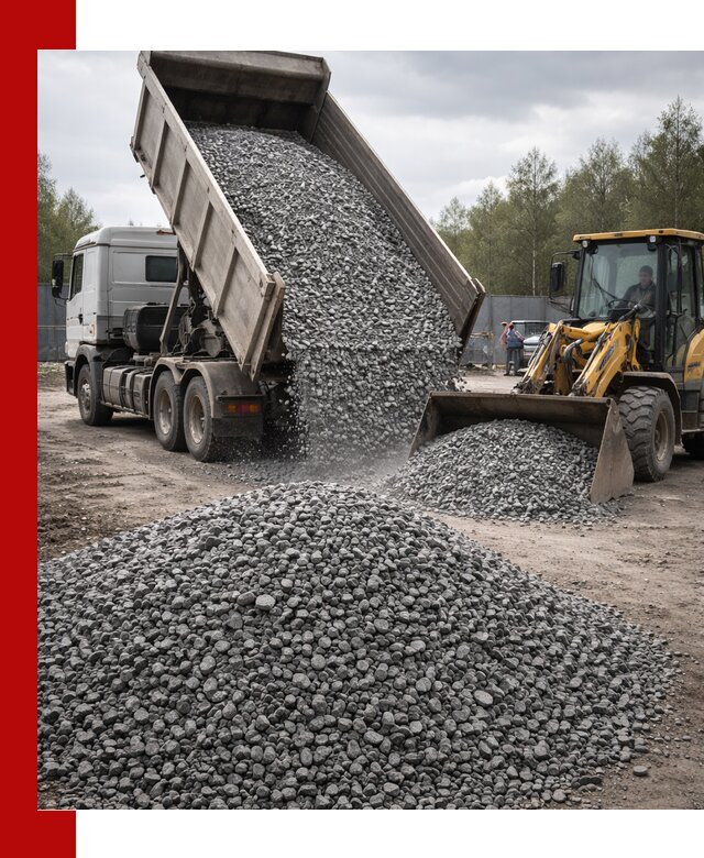 Доставка и продажа щебня гранитного в Ростове-на-Дону