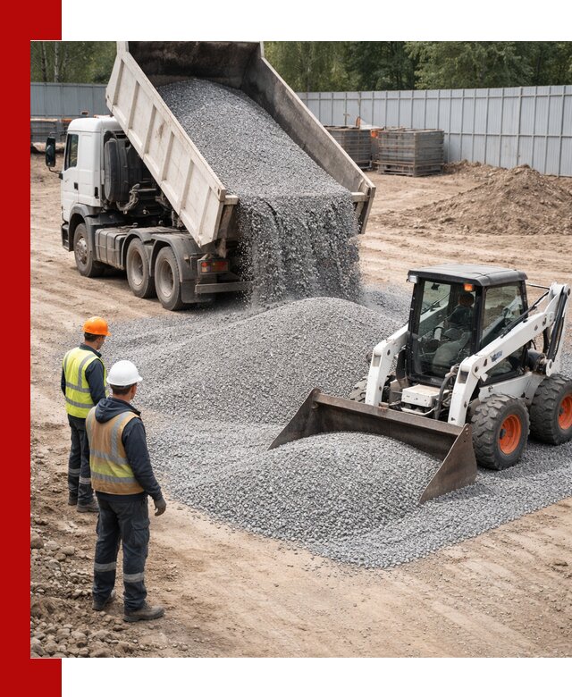 Доставка и продажа гранитного щебня фракции 0-5 в Ростове-на-Дону