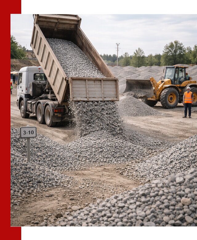 Гранитный щебень фракции 3–10: доставка и продажа в Ростове-на-Дону