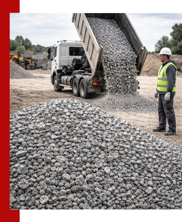 Доставка и продажа гранитного щебня фракции 5-20 в Ростове-на-Дону