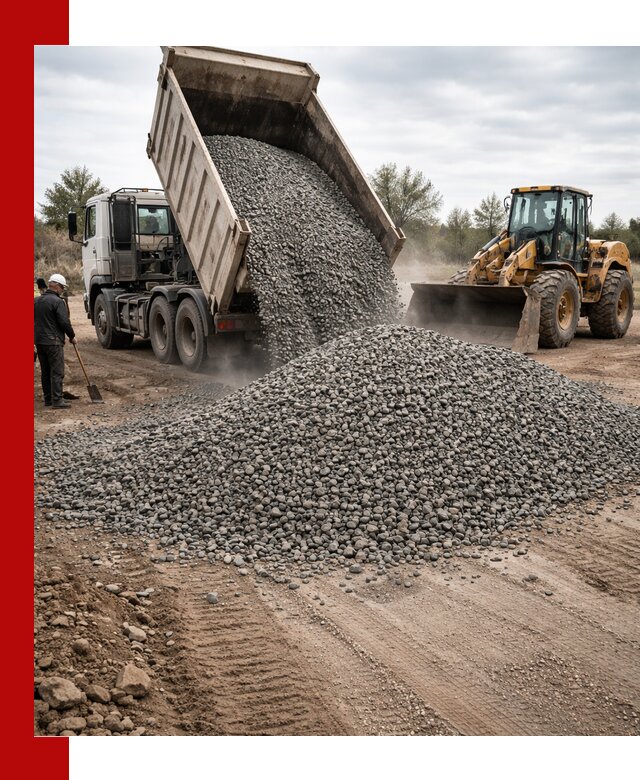 Гранитный щебень фракция 10-20 с доставкой в Ростове-на-Дону