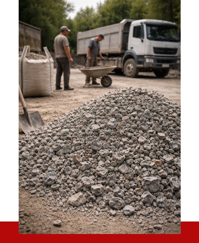 Гранитный щебень фракция 20-40 в Ростове-на-Дону от 3337 руб. ПРОНЕРУДРст