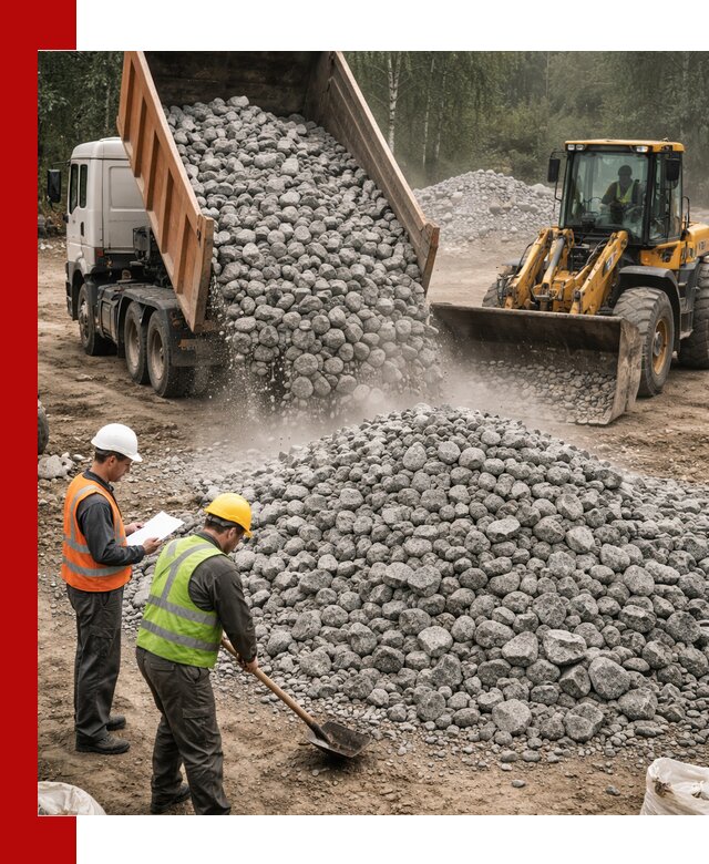 Гранитный щебень фракция 70-150 доставка в Ростове-на-Дону