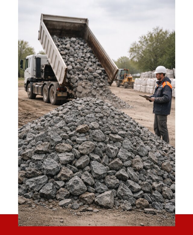 Гранитный щебень фракция 100-200 в Ростове-на-Дону от 4380 р. ПРОНЕРУДРст