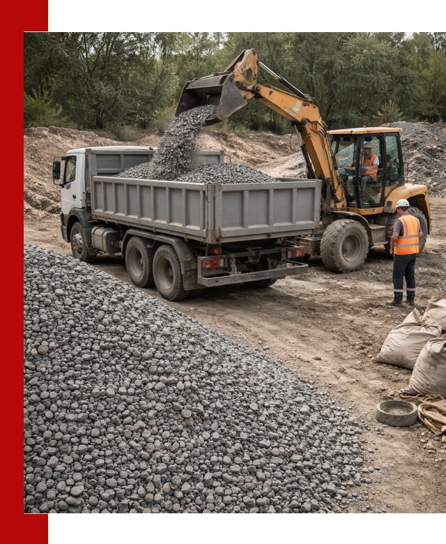 Доставка гравийного щебня в Ростове-на-Дону оптом и в розницу