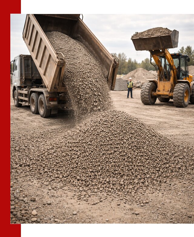 Гравийный щебень фракция 3–10 с доставкой в Ростове-на-Дону
