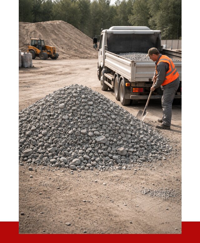 Гравийный щебень фракция 5-10 в Ростове-на-Дону от 2294 р. | ПРОНЕРУДРст