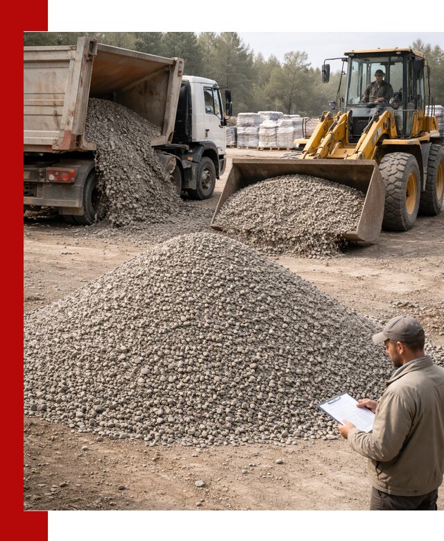 Гравийный щебень фракция 5–10 с доставкой в Ростове-на-Дону