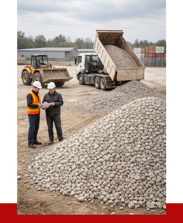 Известняковый щебень в Ростове-на-Дону от 1460 р. доставка | ПРОНЕРУДРст