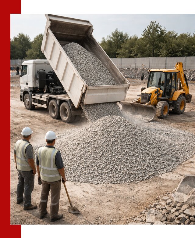 Купить известняковый щебень фракции 5–10 мм с доставкой в Ростове-на-Дону