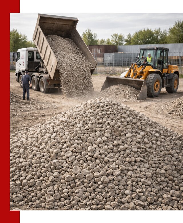 Доломитовый щебень фракции 20–41 с доставкой в Ростове-на-Дону