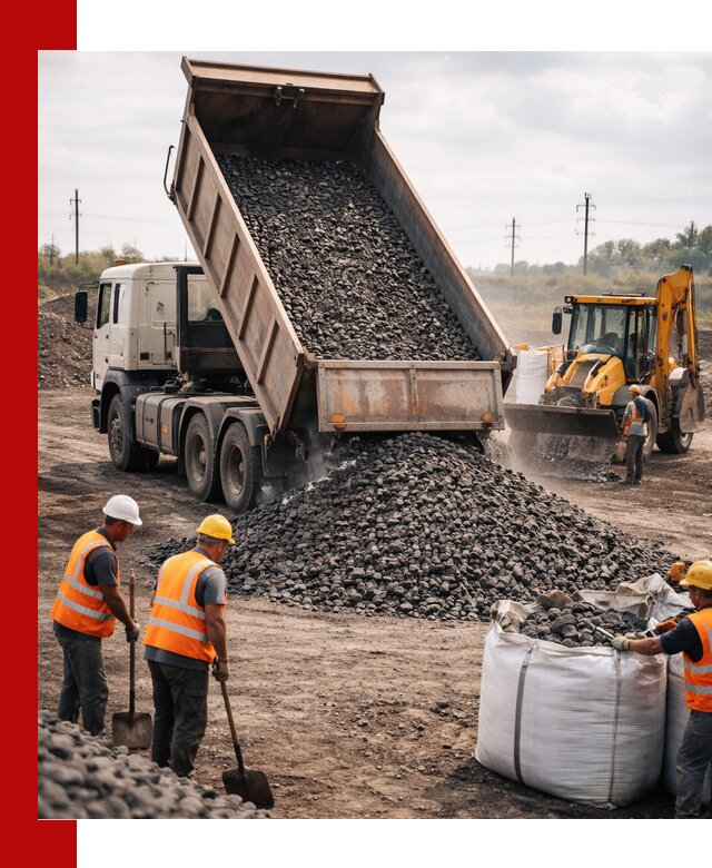 Шлаковый щебень фракция 40-70 с доставкой в Ростове-на-Дону