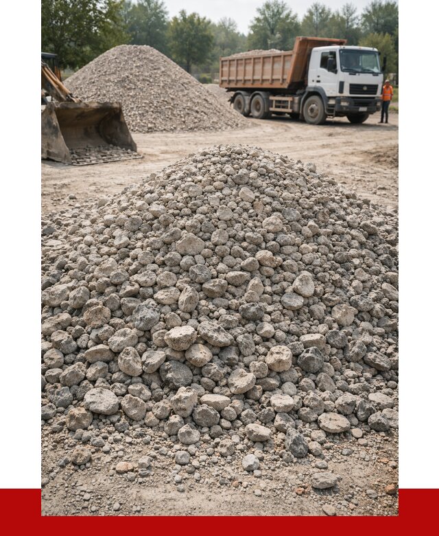 Вторичный щебень фракция 20-40 в Ростове-на-Дону от 2294 р ПРОНЕРУДРст