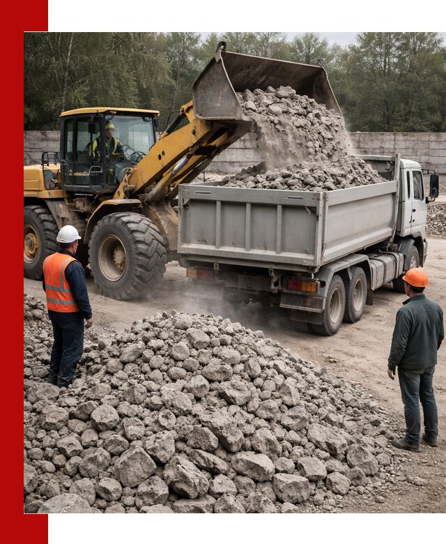 Вторичный щебень фракция 70–150 в Ростове-на-Дону с доставкой