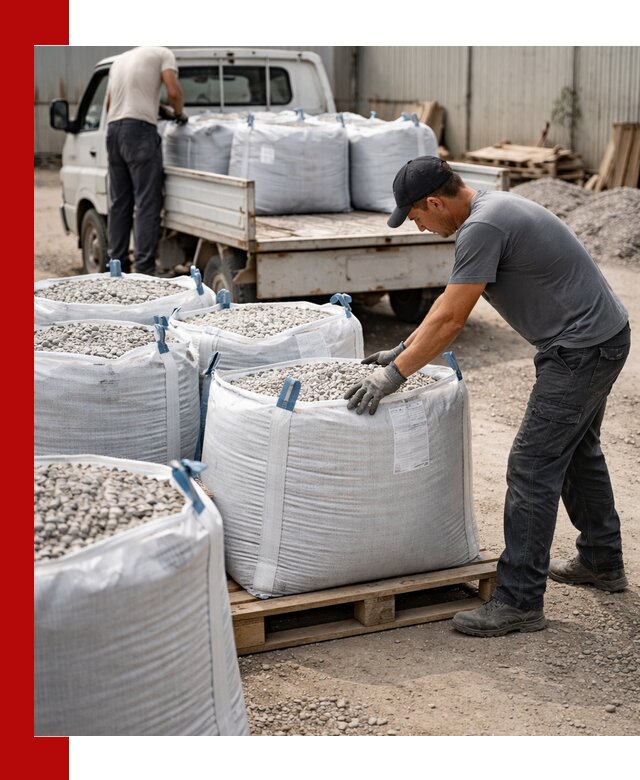 Доставка щебня в мешках по выгодным ценам в Ростове-на-Дону