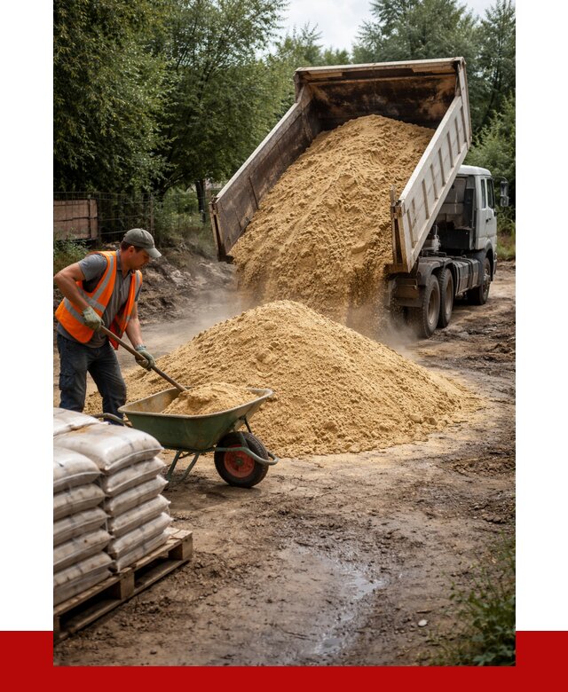 Купить песок с доставкой в Ростове-на-Дону от 1877 р. | ПРОНЕРУДРст