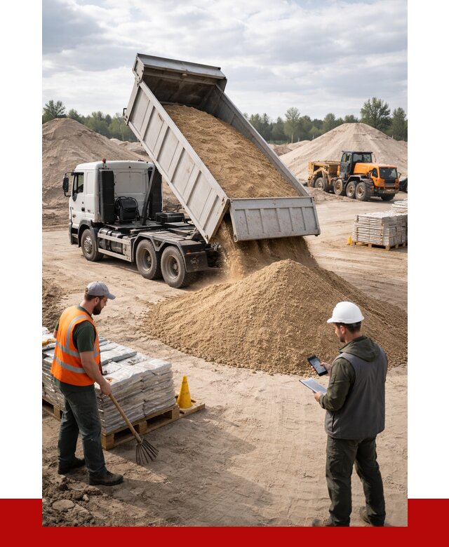 Карьерный песок с доставкой в Ростове-на-Дону от 3754 р. ПРОНЕРУДРст