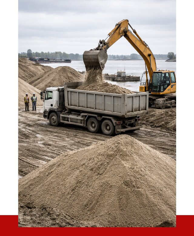 Купить речной песок навалом в Ростове-на-Дону от 1877 р., ПРОНЕРУДРст