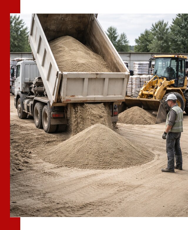 Поставка и доставка песка для бетона в Ростове-на-Дону