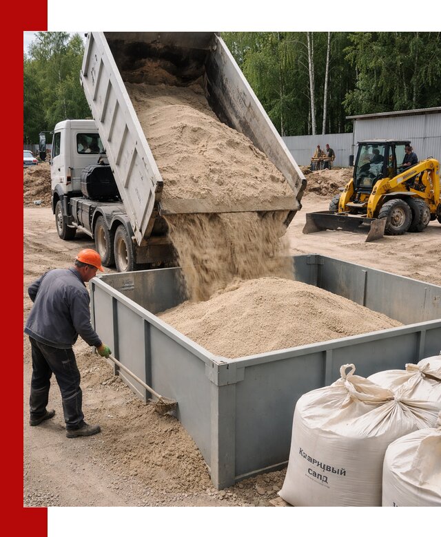 Кварцевый песок для фильтра в Ростове-на-Дону — доставка и качество