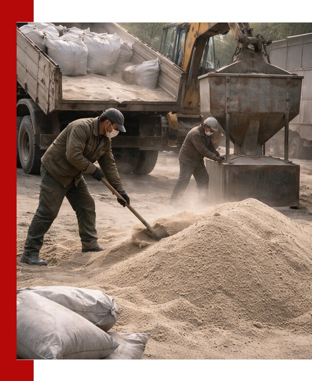 Кварцевый песок для пескоструя в Ростове-на-Дону — доставка и качество