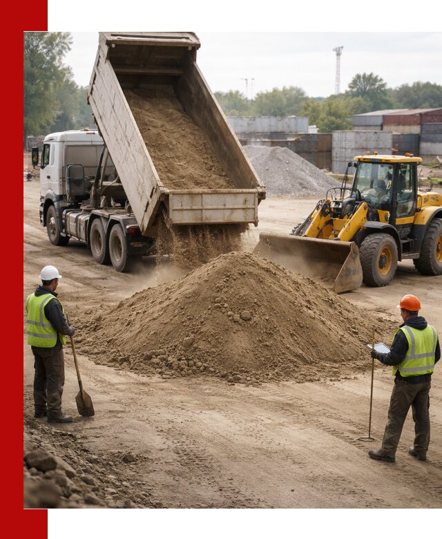 Доставка и продажа пескогрунта оптом и в розницу в Ростове-на-Дону