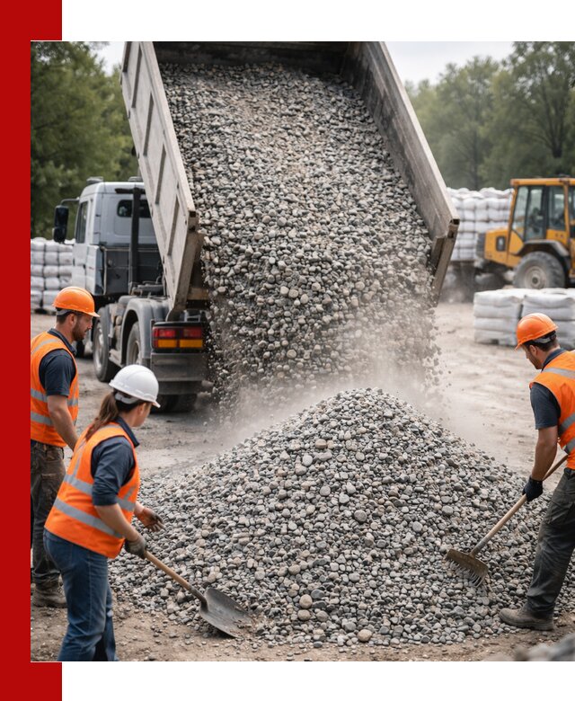 Доставка гравия и камня в Ростове-на-Дону оптом и в розницу