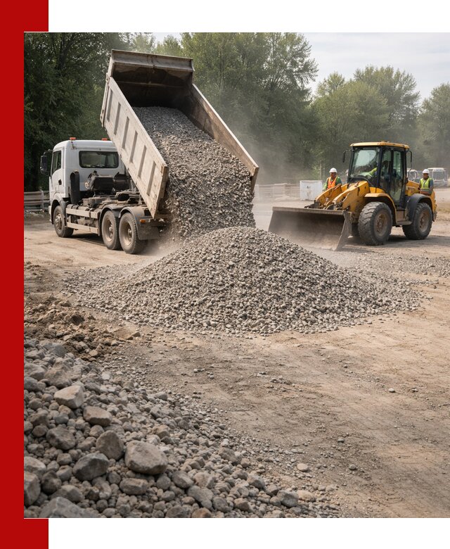 Гравий фракция 5–20 доставка в Ростове-на-Дону оптом и в розницу