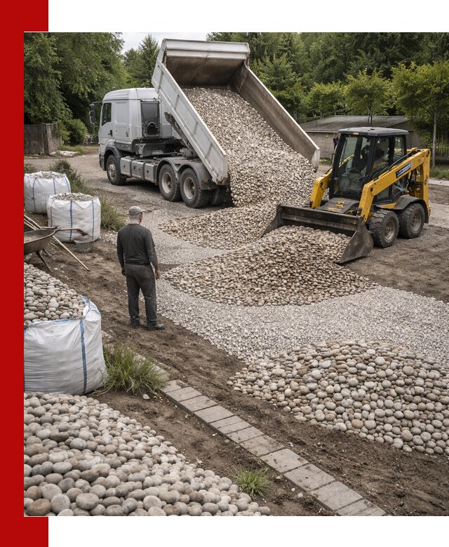 Доставка морской гальки оптом и в розницу в Ростове-на-Дону
