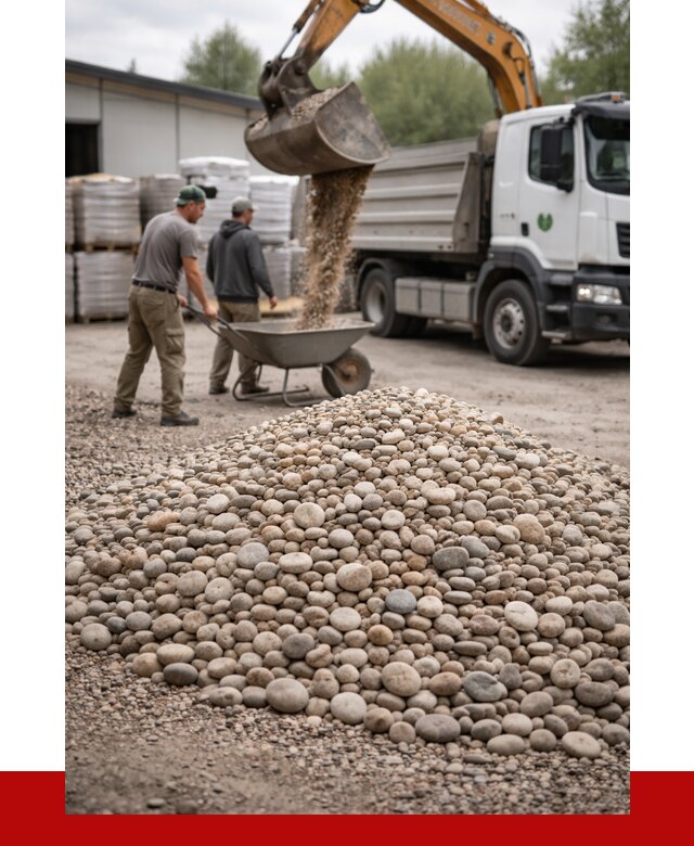 Галька декоративная в Ростове-на-Дону от 3337 р. за куб | ПРОНЕРУДРст