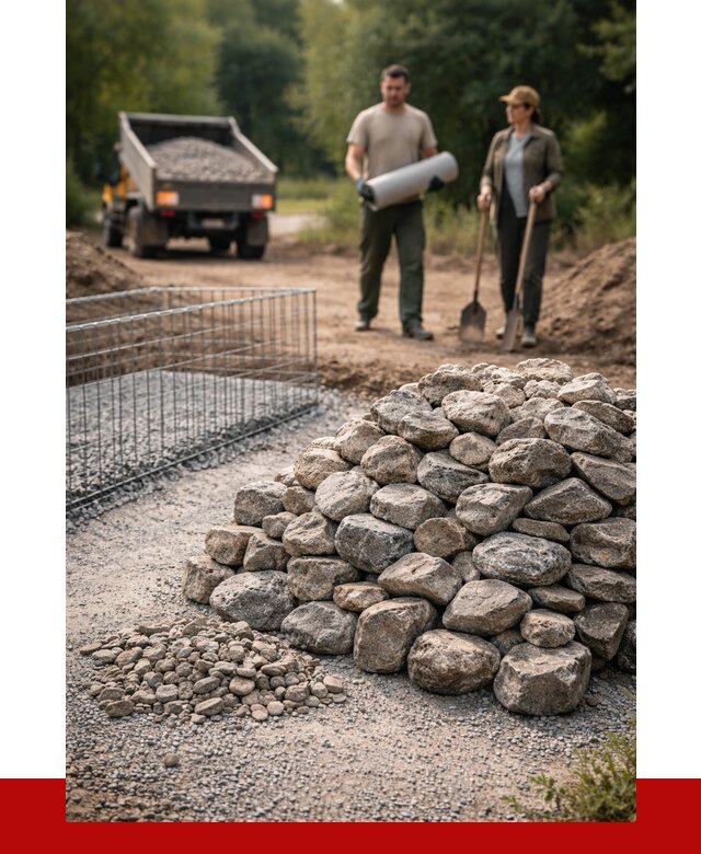 Камень для габионов фракция 100-200 в Ростове-на-Дону от 5006 р. | ПРОНЕРУДРст