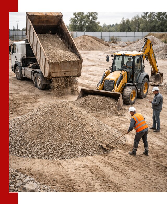 Поставка и доставка ПГС С4 в мешках и самосвалах в Ростове-на-Дону