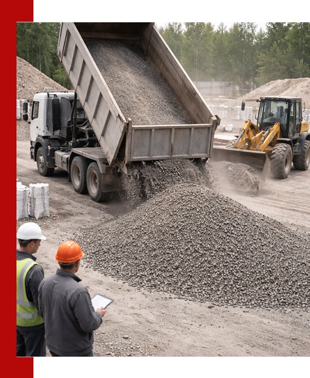 Доставка и продажа гранитного отсева 0-10 в Ростове-на-Дону