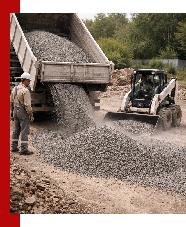 Доставка гравийного отсева 0-5 в Ростове-на-Дону оптом и в розницу