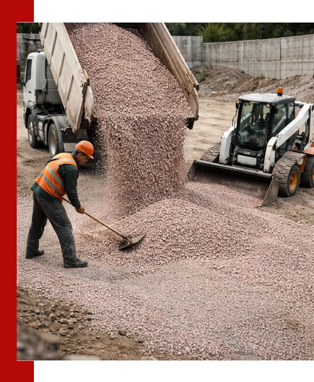 Крошка розовый гранит с доставкой в Ростове-на-Дону от производителя