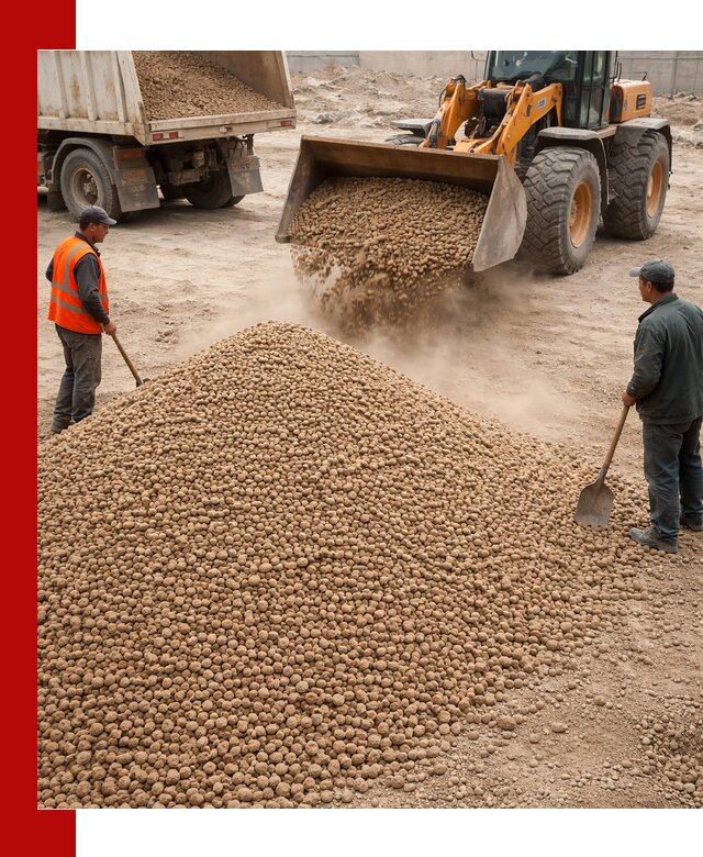 Керамзит фракция 10-20 с доставкой в Ростове-на-Дону