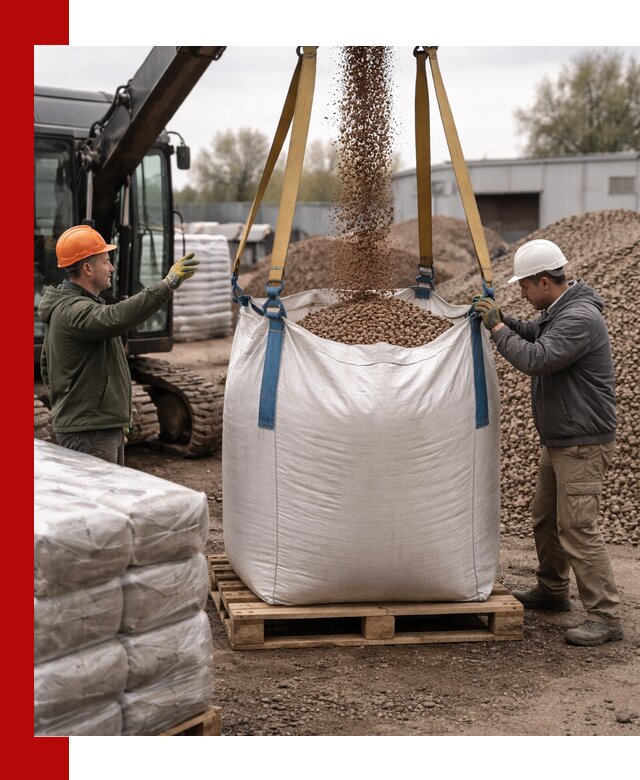 Керамзит в биг-бегах с доставкой в Ростове-на-Дону