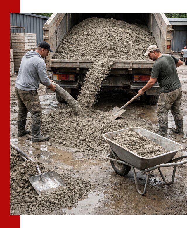 Цементно-песчаная смесь М150 доставка в Ростове-на-Дону