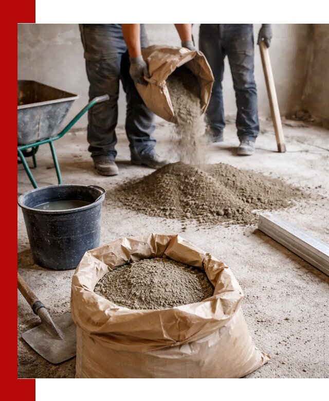 Доставка сухой смеси для стяжки в Ростове-на-Дону