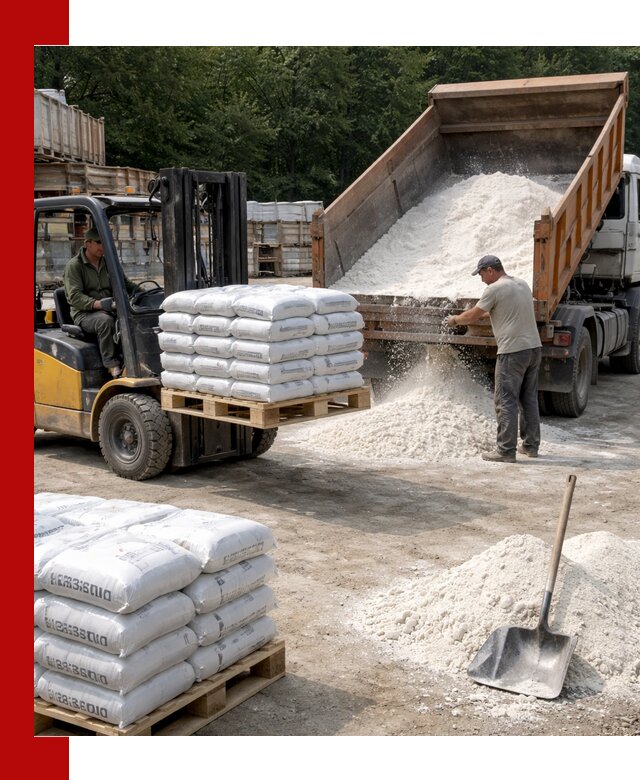 Доставка строительной извести оптом и в розницу в Ростове-на-Дону
