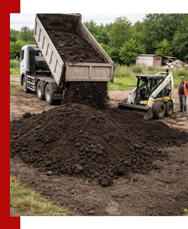 Поставка плодородной земли с доставкой самосвалом в Ростове-на-Дону