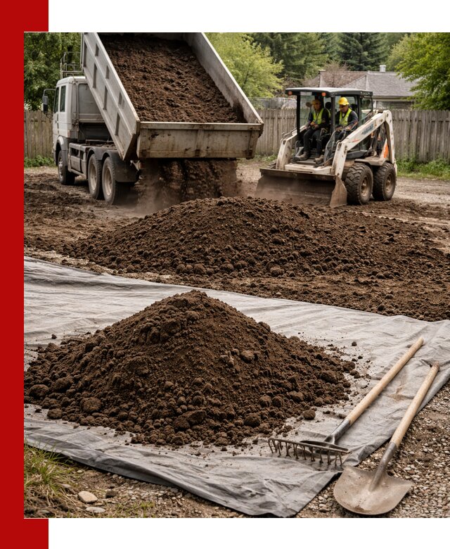 Грунт для отсыпки участка с доставкой в Ростове-на-Дону