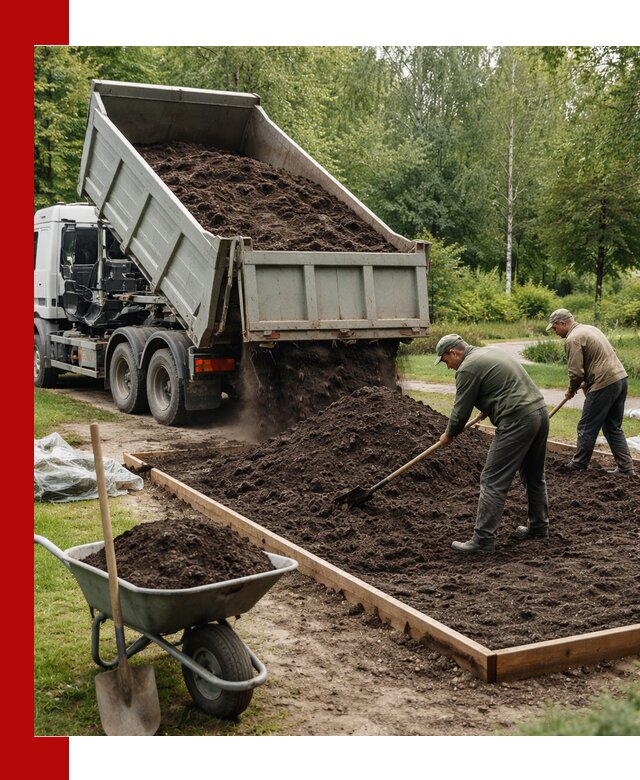 Доставка грунта для озеленения и благоустройства в Ростове-на-Дону