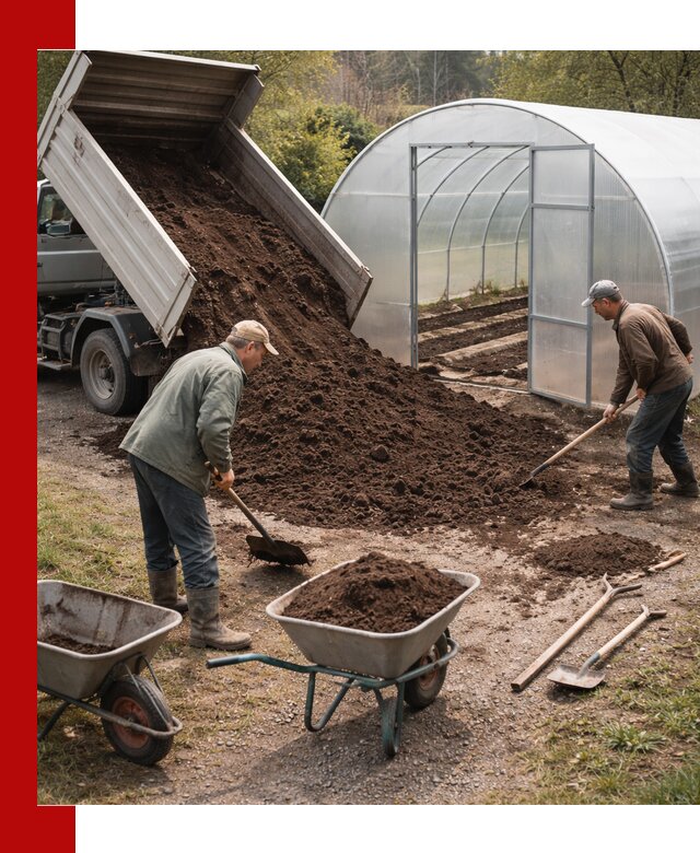 Грунт для теплицы с доставкой в Ростове-на-Дону — плодородный субстрат под растения