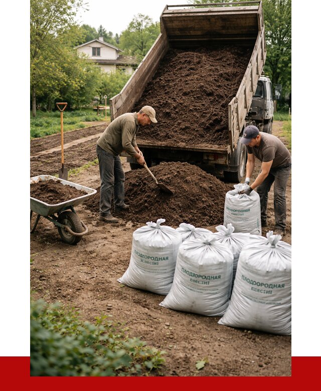 Плодородная смесь в Ростове-на-Дону от 4380 р./куб с доставкой | ПРОНЕРУДРст