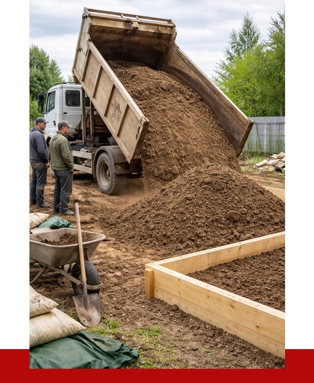 Торфо песчаная смесь в Ростове-на-Дону с доставкой от 1929 р. | ПРОНЕРУДРст