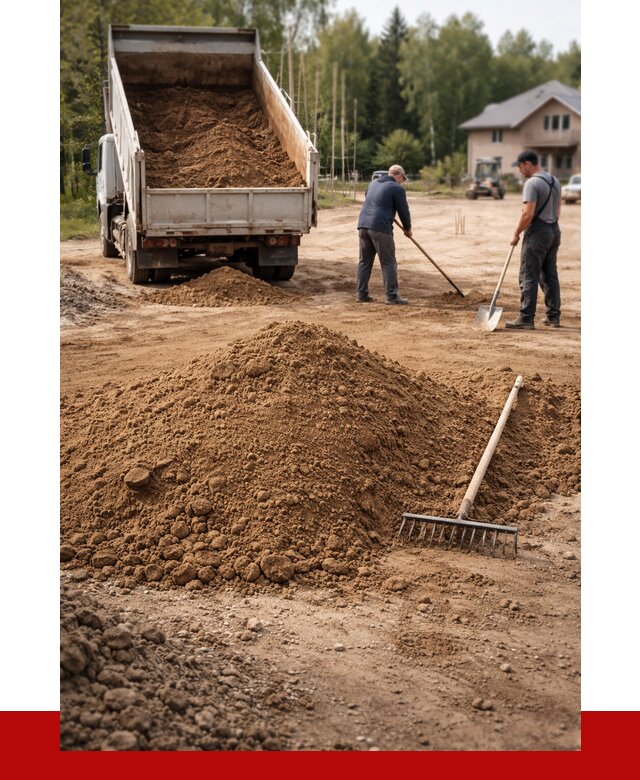 Суглинок для планировки в Ростове-на-Дону с доставкой от 4380 р. | ПРОНЕРУДРст