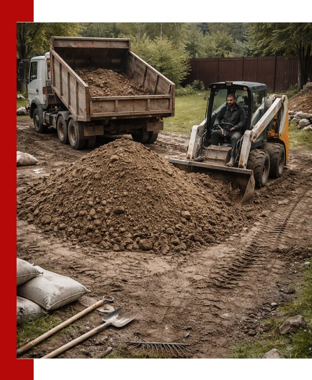 Суглинок для планировки участков в Ростове-на-Дону с доставкой и выгрузкой