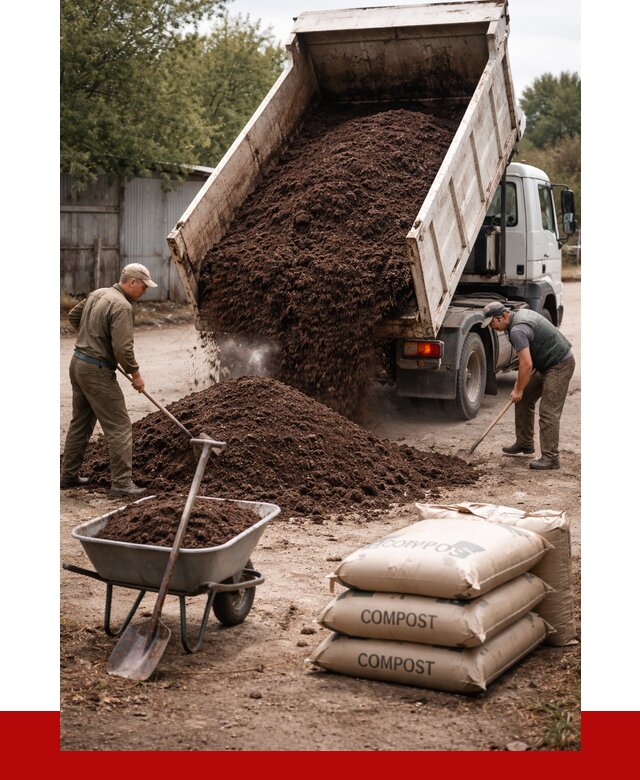 Купить компост в Ростове-на-Дону от 4380 р. за куб с доставкой | ПРОНЕРУДРст